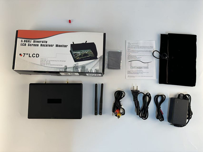 Drone Controller Screen - 5.8G FPV DVR LS5802D 7-calowy monitor
