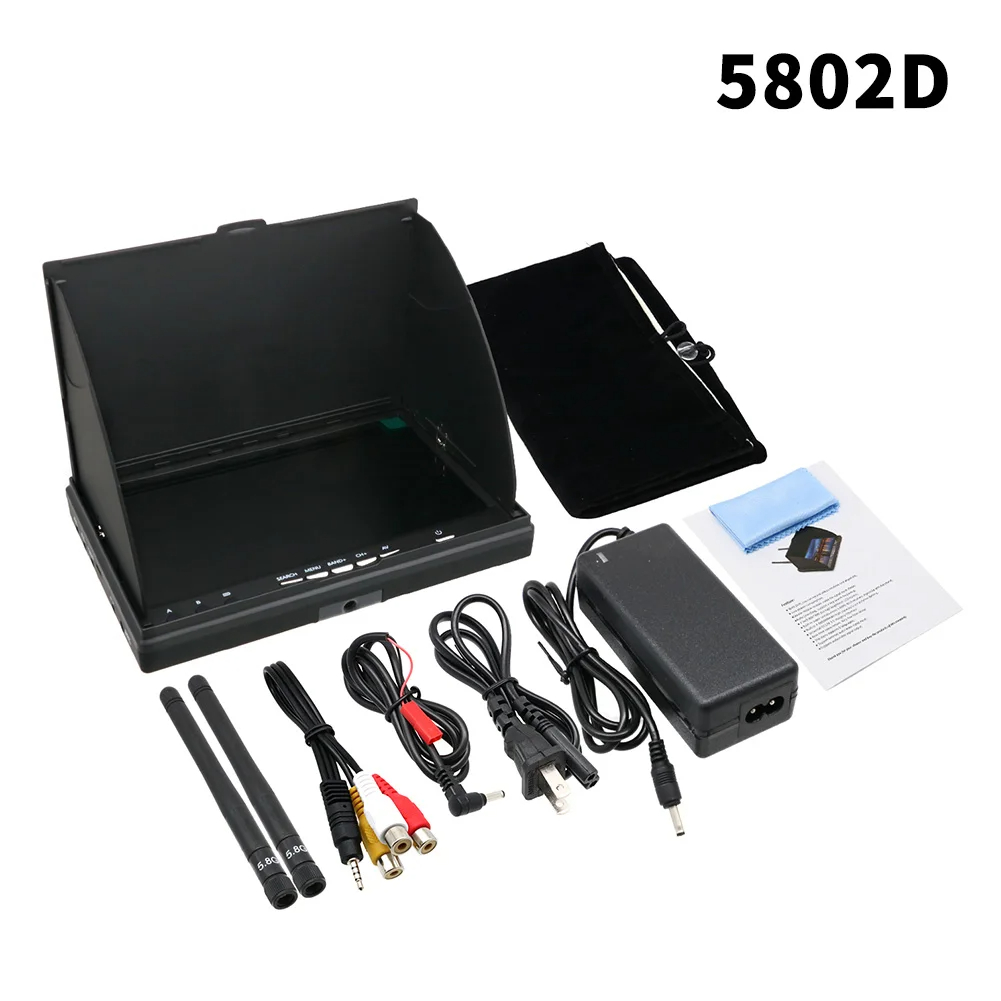 5.8G FPV DVR LS5802D 7-calowy  – Drone Controller Screen recenzja i cena