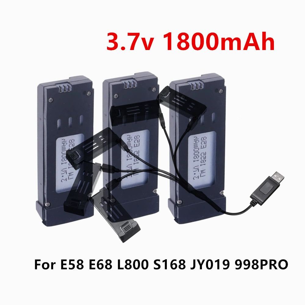 Akumulator litowy 3.7V 1800mAh – Eachine Drone E58 recenzja i cena