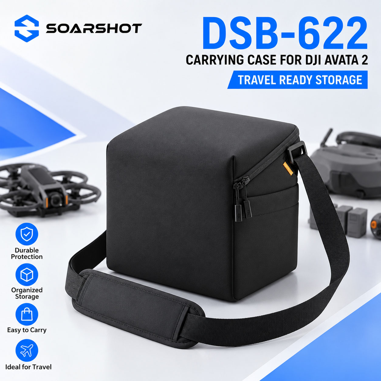 Torba transportowa SOARSHOT na – Drone Carrying Case recenzja i cena
